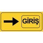 Sarı Giriş Levhası