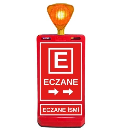 Flaşörlü Tek Yön Nöbetçi Eczane Dubası