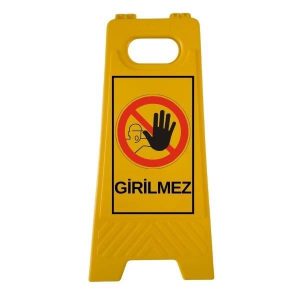 Katlanır Uyarı Levhası Girilmez